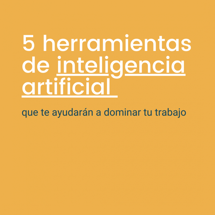 5 herramientas de inteligencia artificial