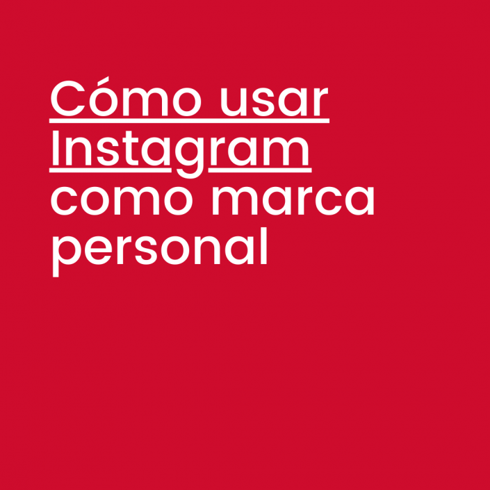 Instagram como marca