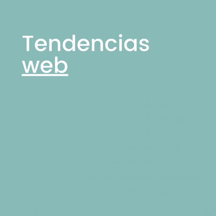 Tendencias web