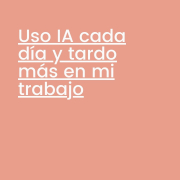 uso de inteligencia artificial en diseño y aumento del tiempo de trabajo