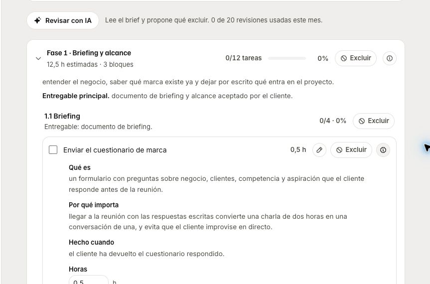Explicaci&oacute;n de una tarea en Roadmade con qu&eacute; es, por qu&eacute; importa y cu&aacute;ndo est&aacute; terminada.