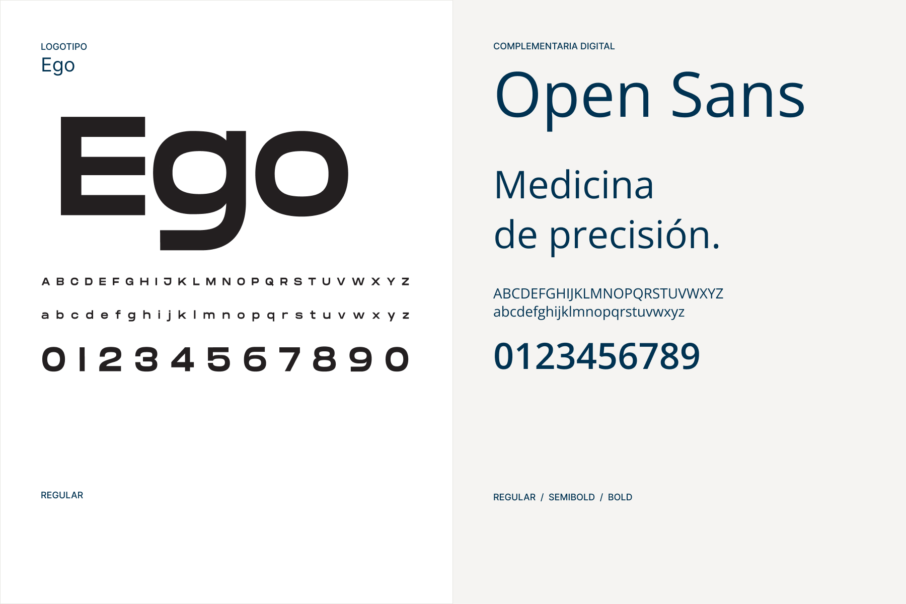 Ego y Open Sans