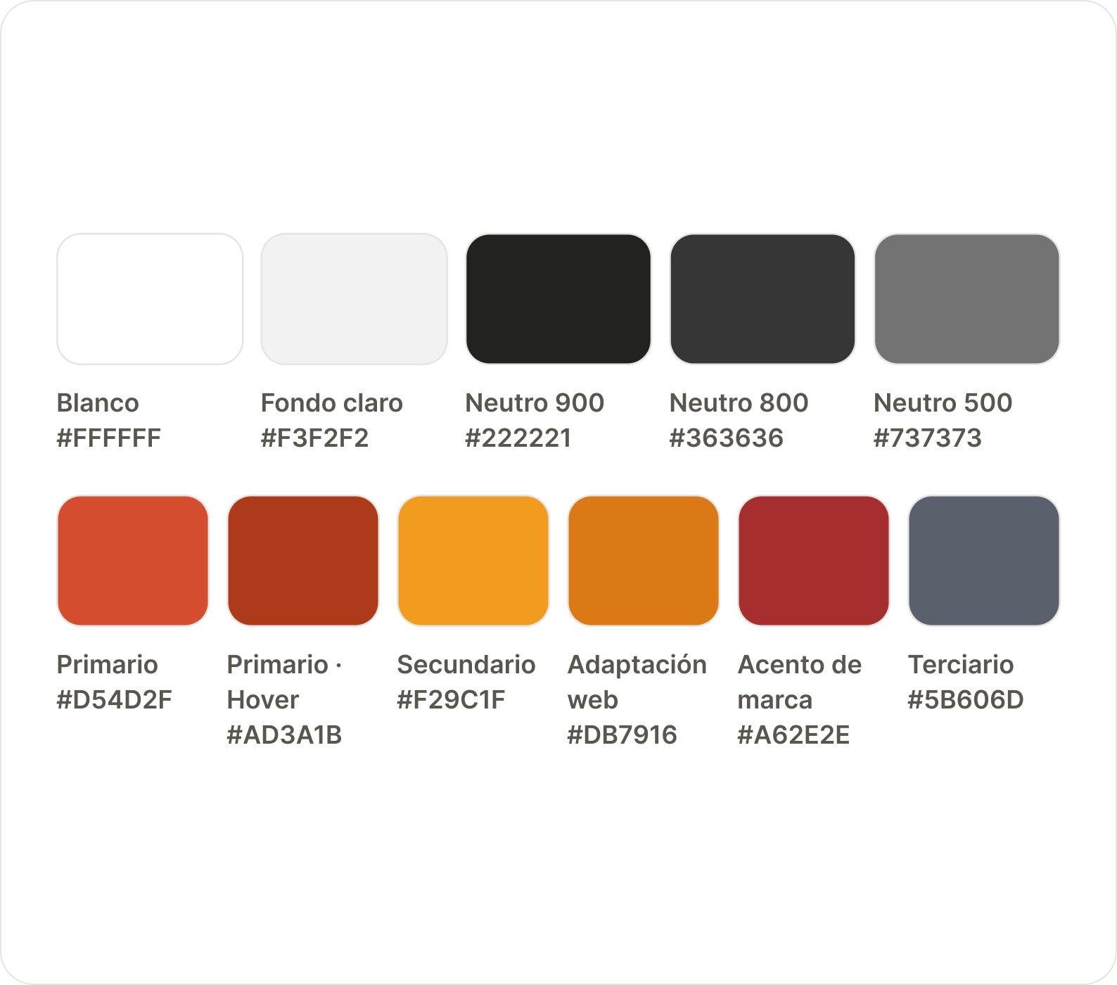 Paleta de color de GaremTech