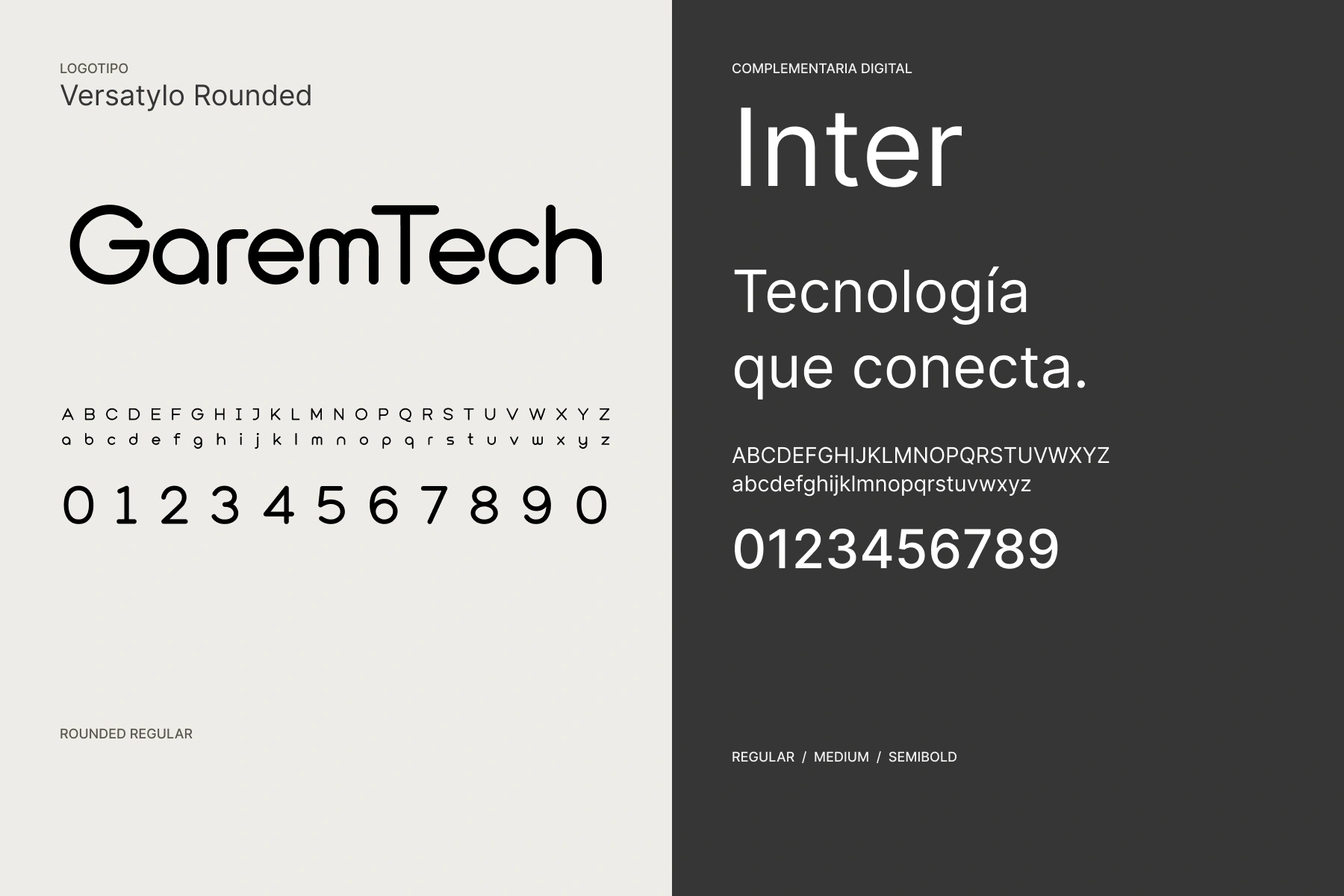 Versatylo Rounded + Inter de GAREMTECH
